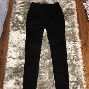 High waisted Black Jeans